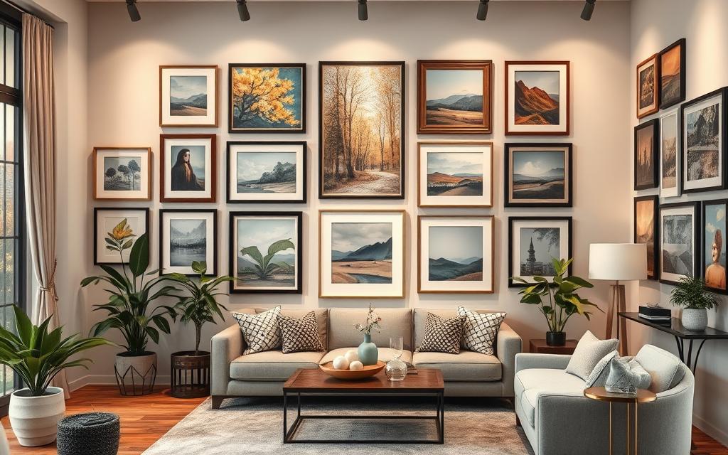 obrazy do salonu w ramach